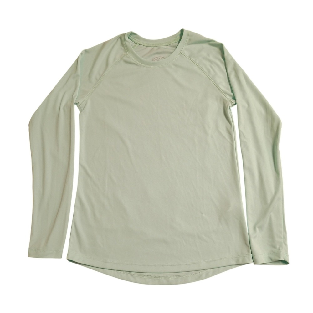Vapor Apparel Performance Shirt Womens XS Mint Green UPF 50 Long Sleeve Athletic
